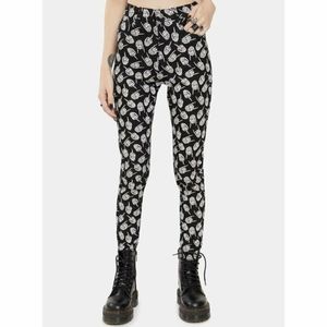 Too Fast Skeleton Hands Jeans